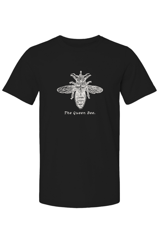 The Queen Bee Summer T Shirt - Cream Etching