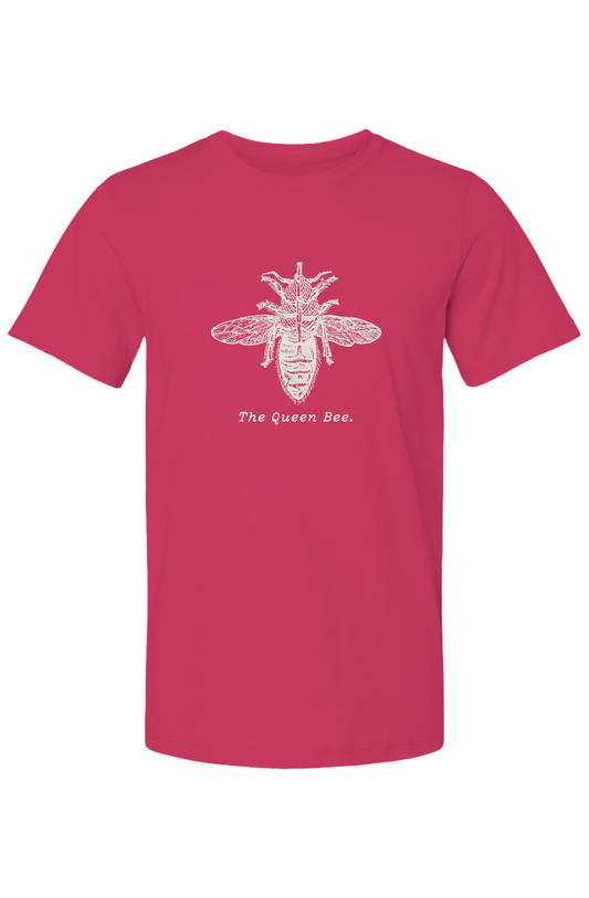 The Queen Bee Summer T Shirt - Cream Etching