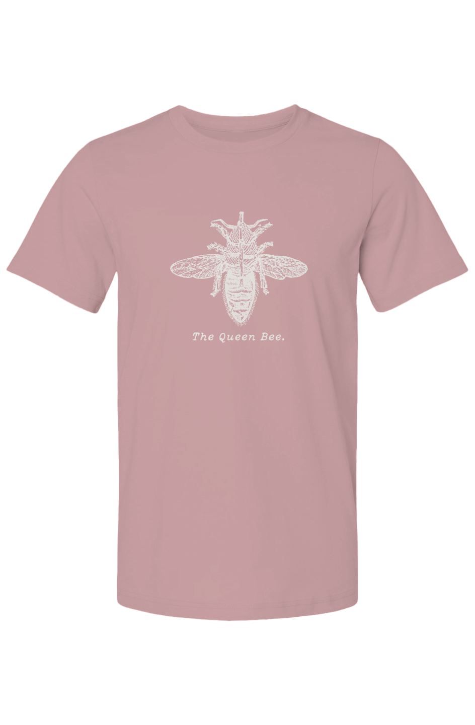 The Queen Bee Summer T Shirt - Cream Etching
