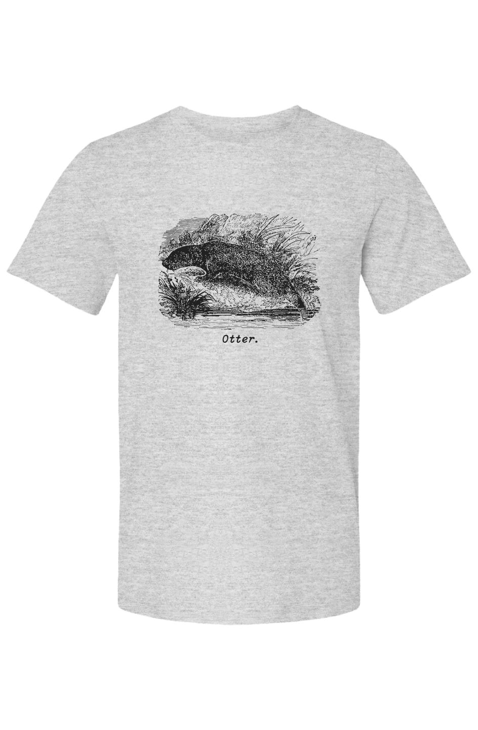Otter Summer T Shirt - Black Etching