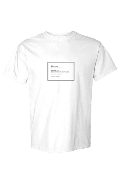 Surviving, 2026 Museum Label - Black Outline - T-shirt