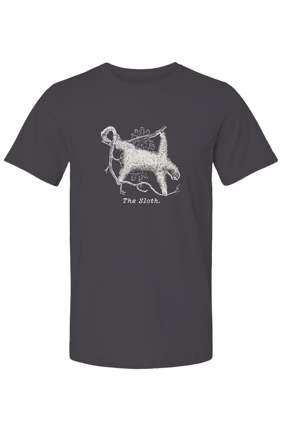 Sloth Cream Etching T Shirt