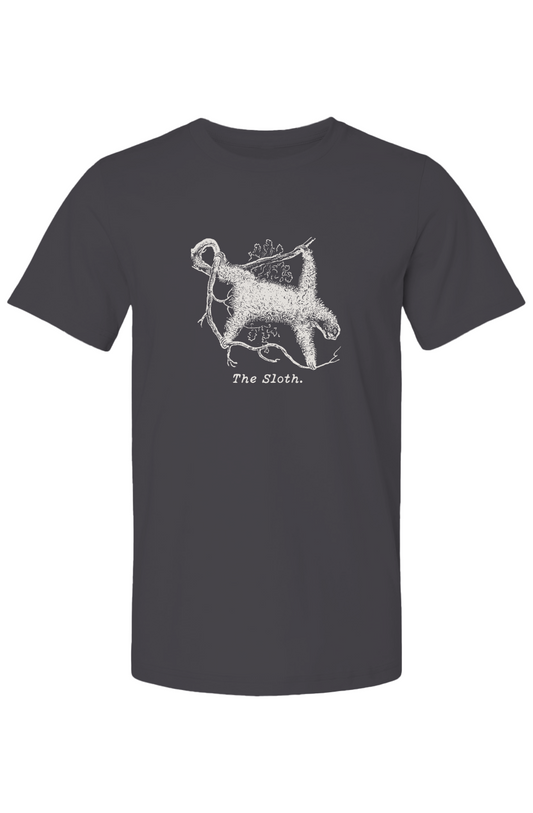 Sloth Cream Etching T Shirt
