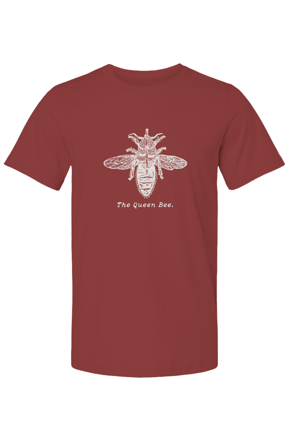 The Queen Bee Summer T Shirt - Cream Etching