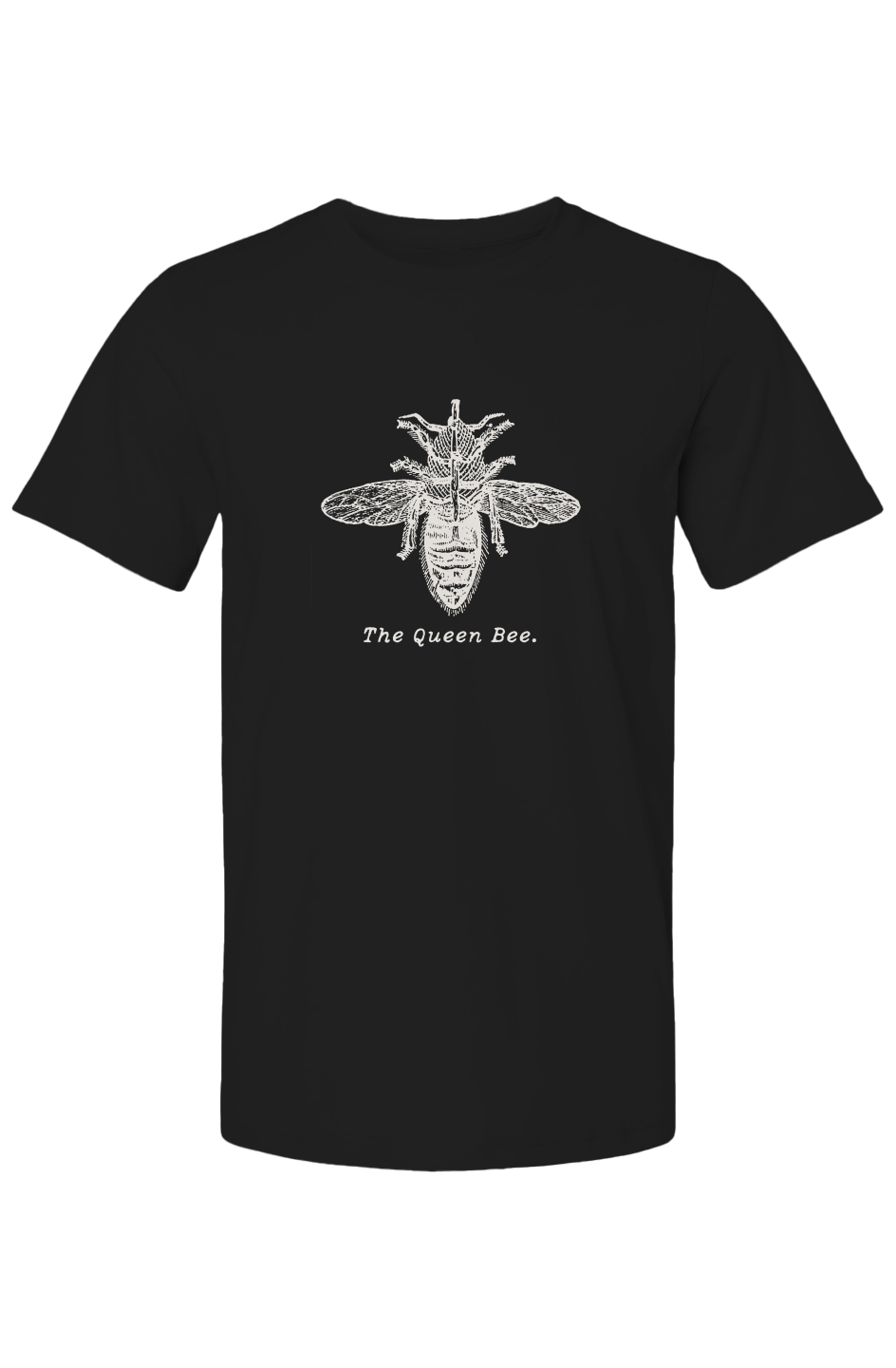 The Queen Bee Summer T Shirt - Cream Etching