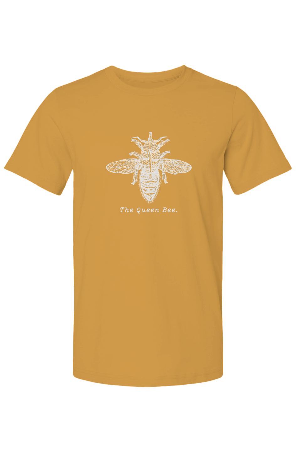 The Queen Bee Summer T Shirt - Cream Etching