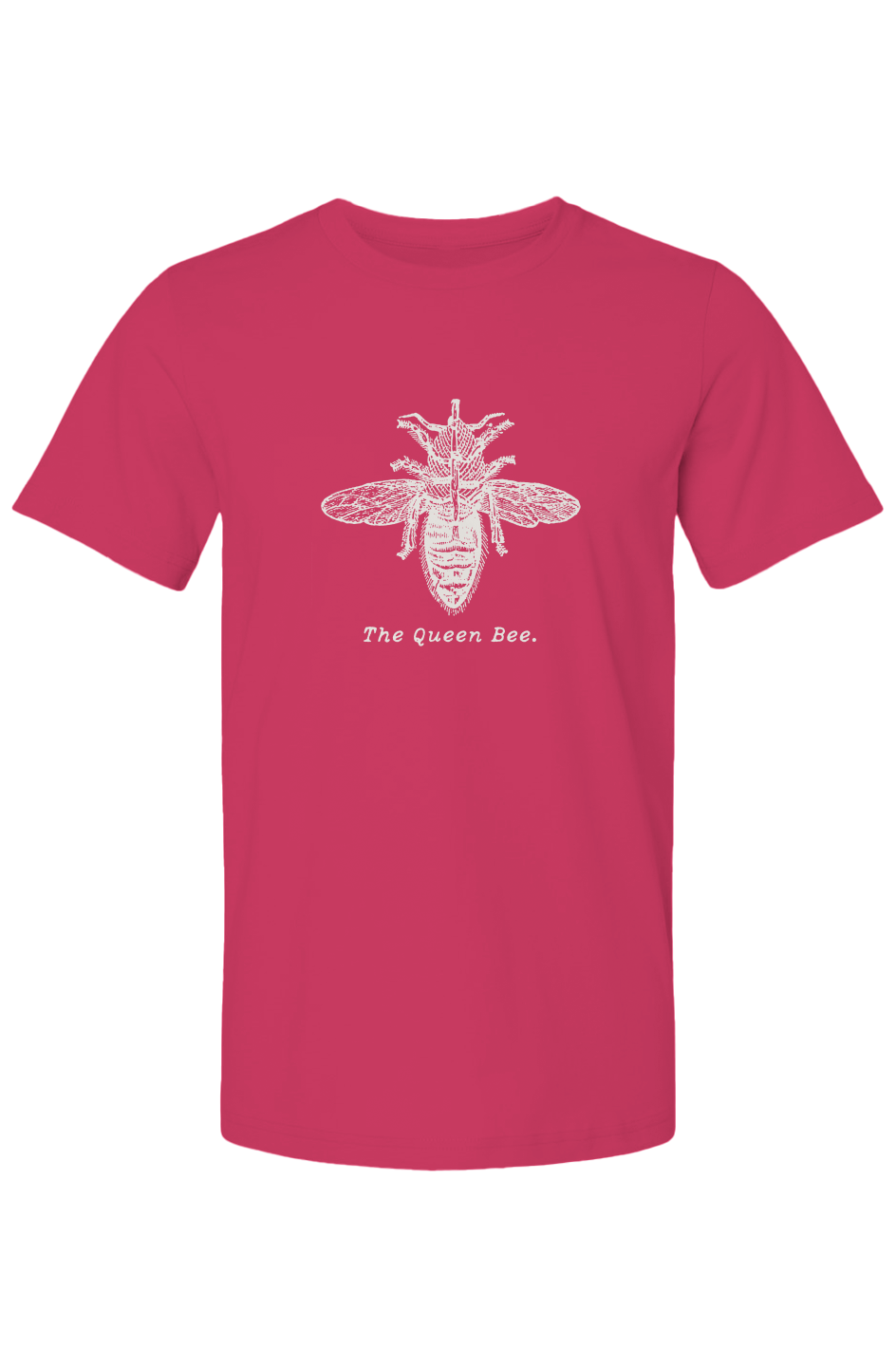 The Queen Bee Summer T Shirt - Cream Etching