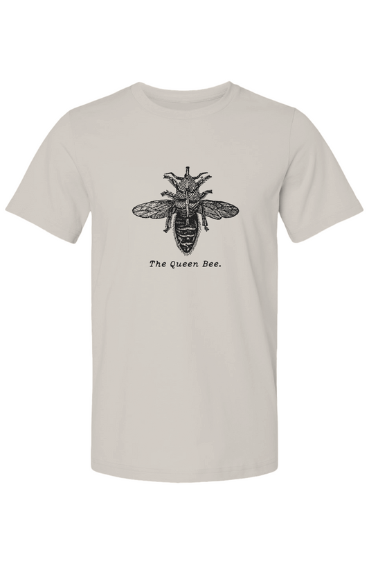 The Queen Bee Summer T Shirt - Black Etching