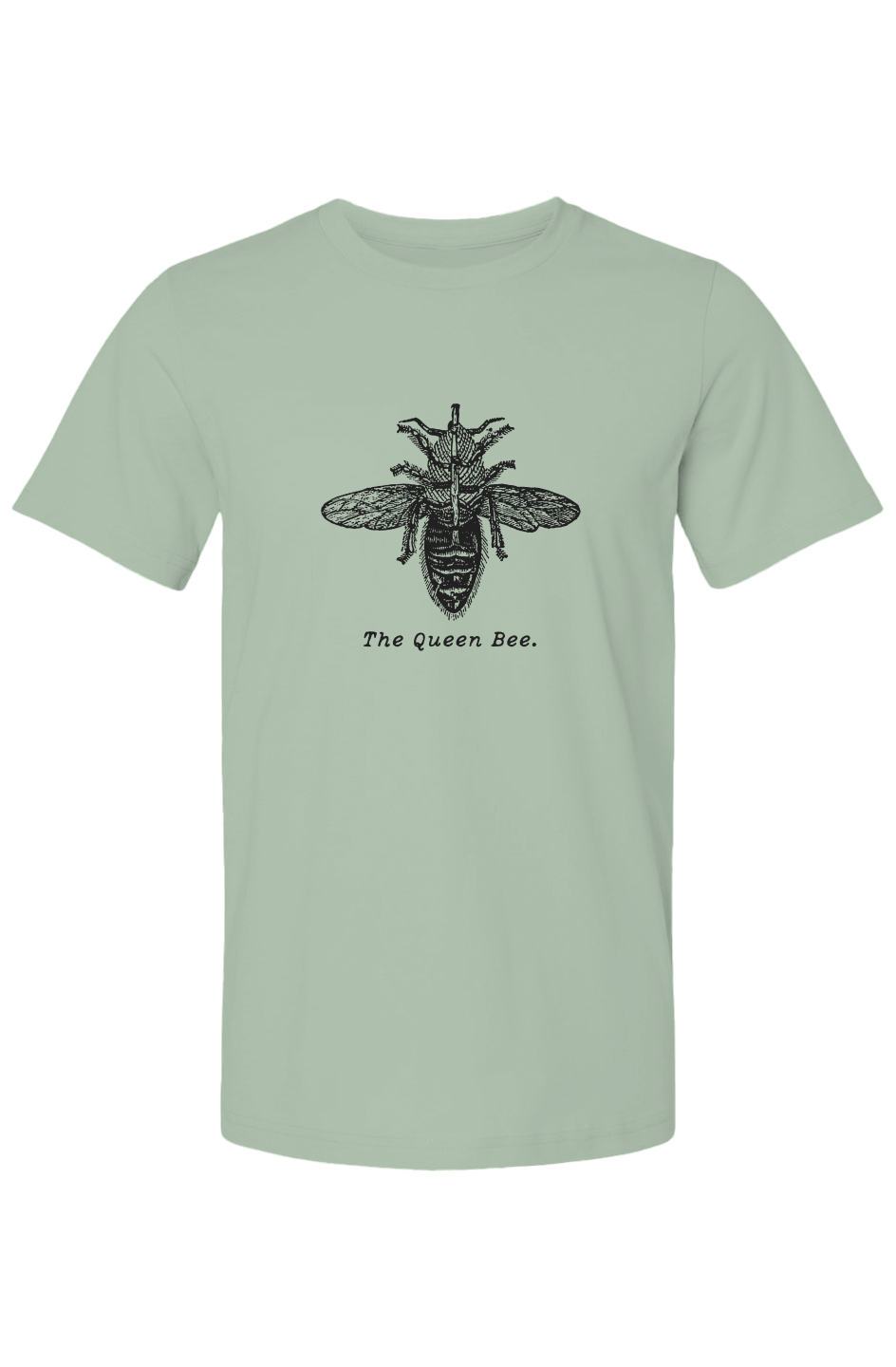 The Queen Bee Summer T Shirt - Black Etching