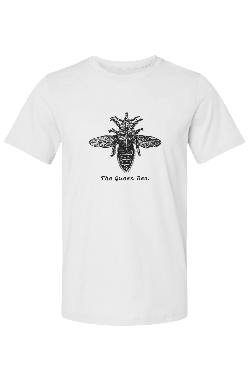 The Queen Bee Summer T Shirt - Black Etching