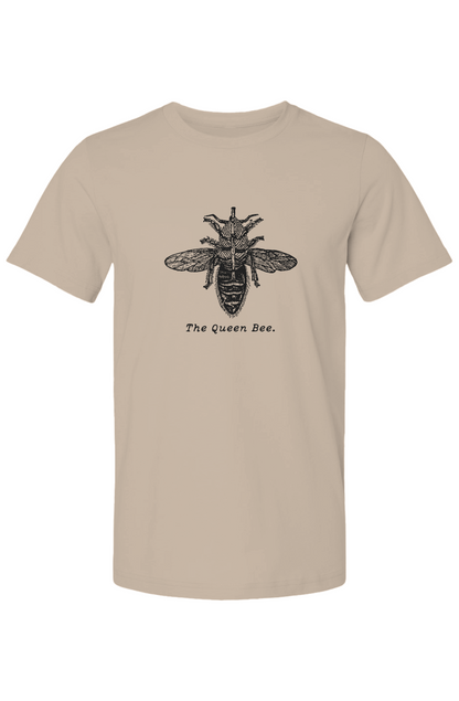 The Queen Bee Summer T Shirt - Black Etching