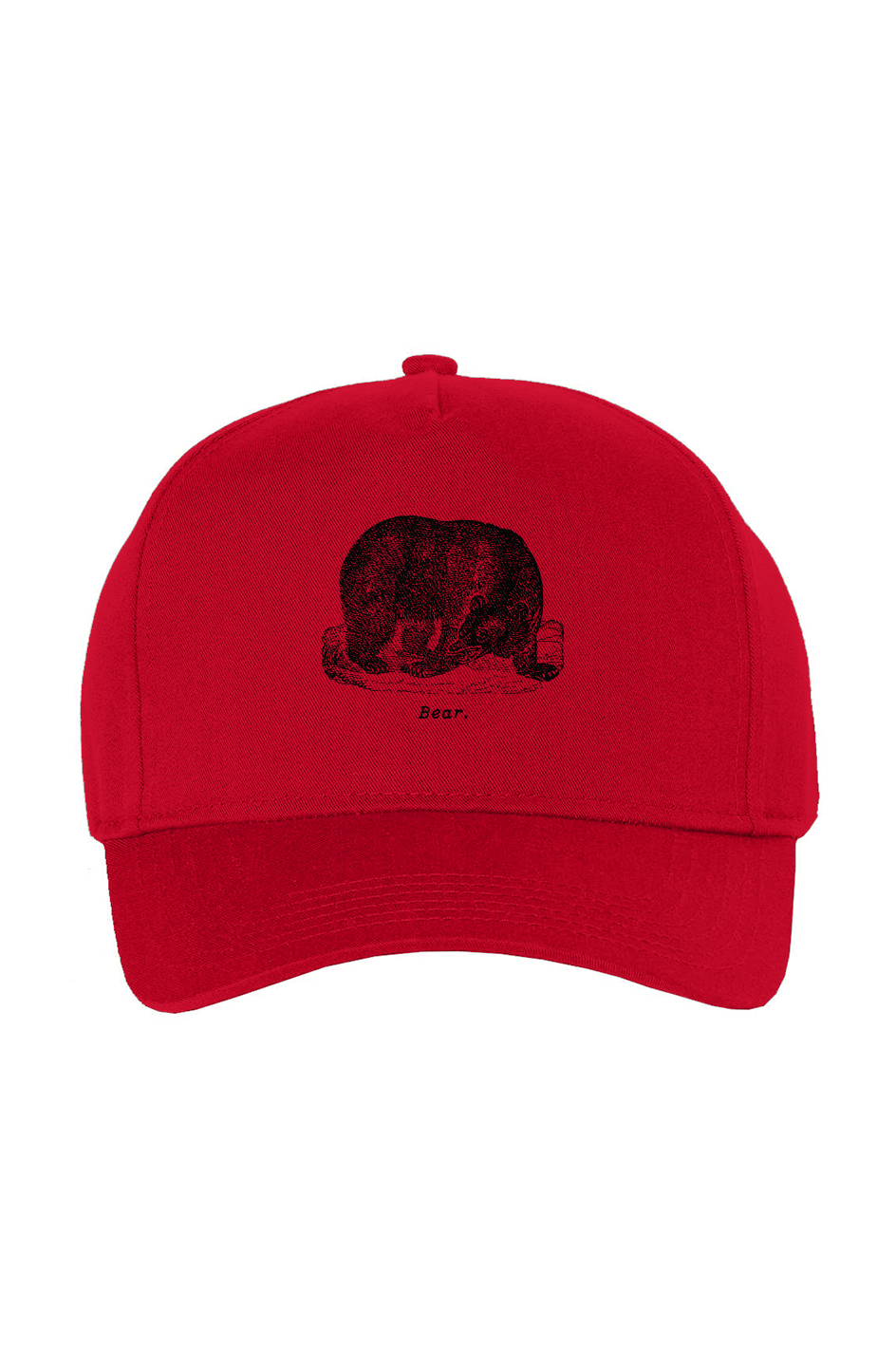 Bear Twill Cap - Black Etching