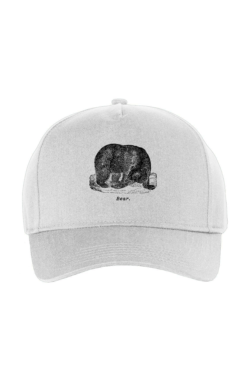 Bear Twill Cap - Black Etching