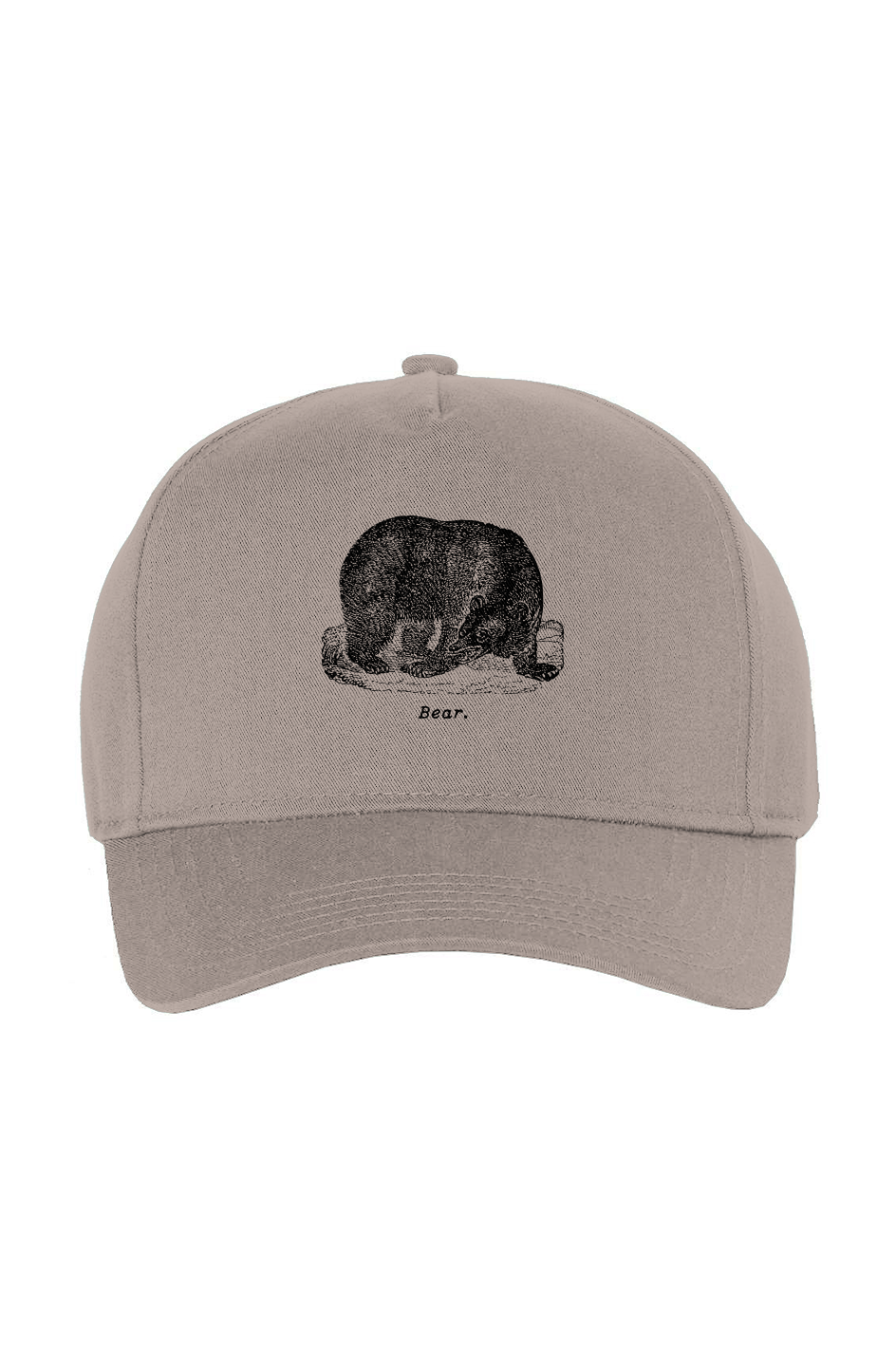 Bear Twill Cap - Black Etching