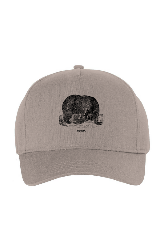Bear Twill Cap - Black Etching