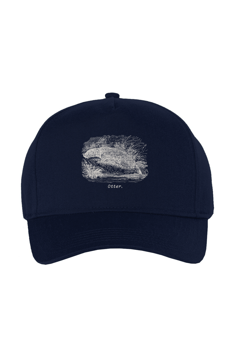 Otter Twill Cap - Cream Etching