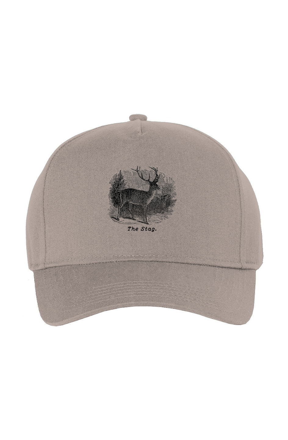 The Stag Twill Cap - Black Etching