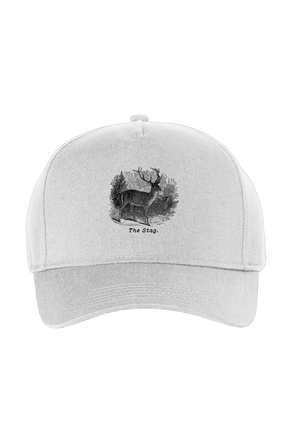 The Stag Twill Cap - Black Etching