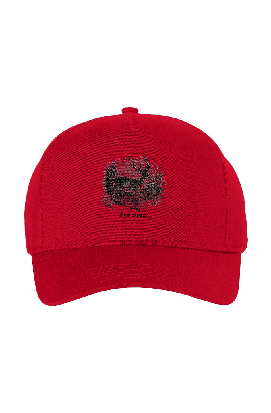 The Stag Twill Cap - Black Etching