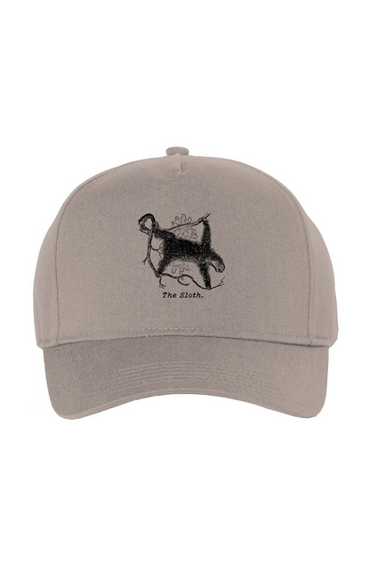The Sloth Twill Cap - Black Etching
