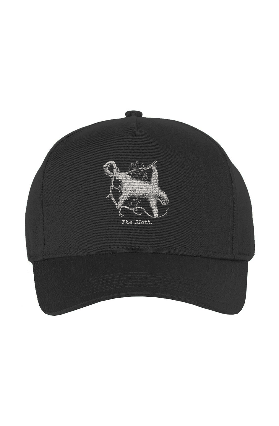 The Sloth Twill Cap - Cream Etching