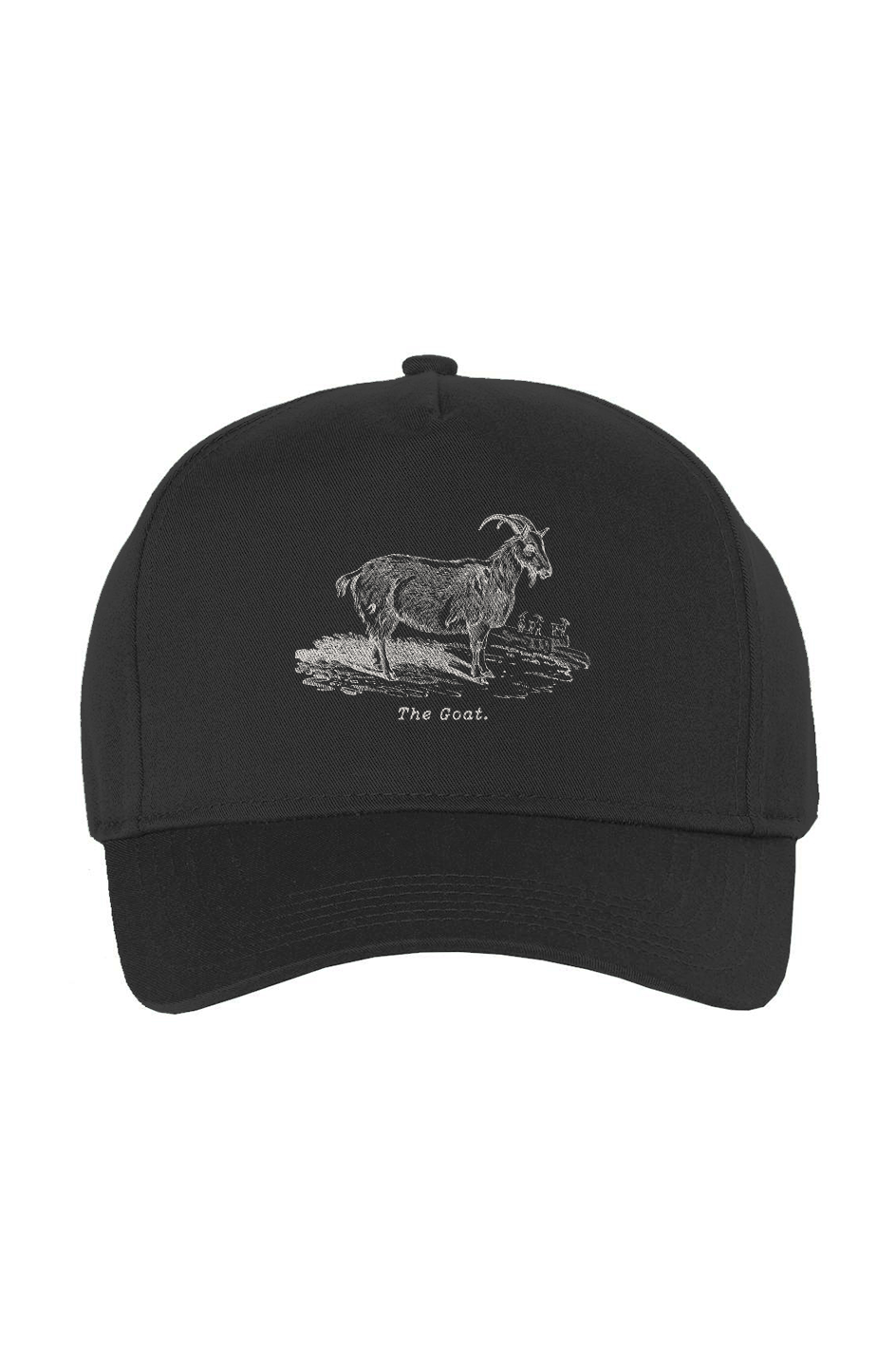 The Goat Twill Cap - Cream Etching