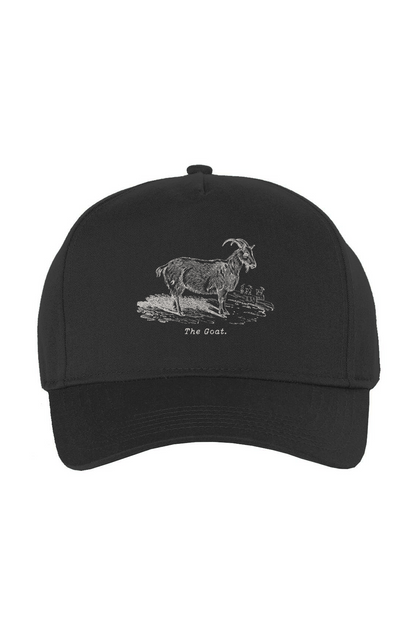 The Goat Twill Cap - Cream Etching