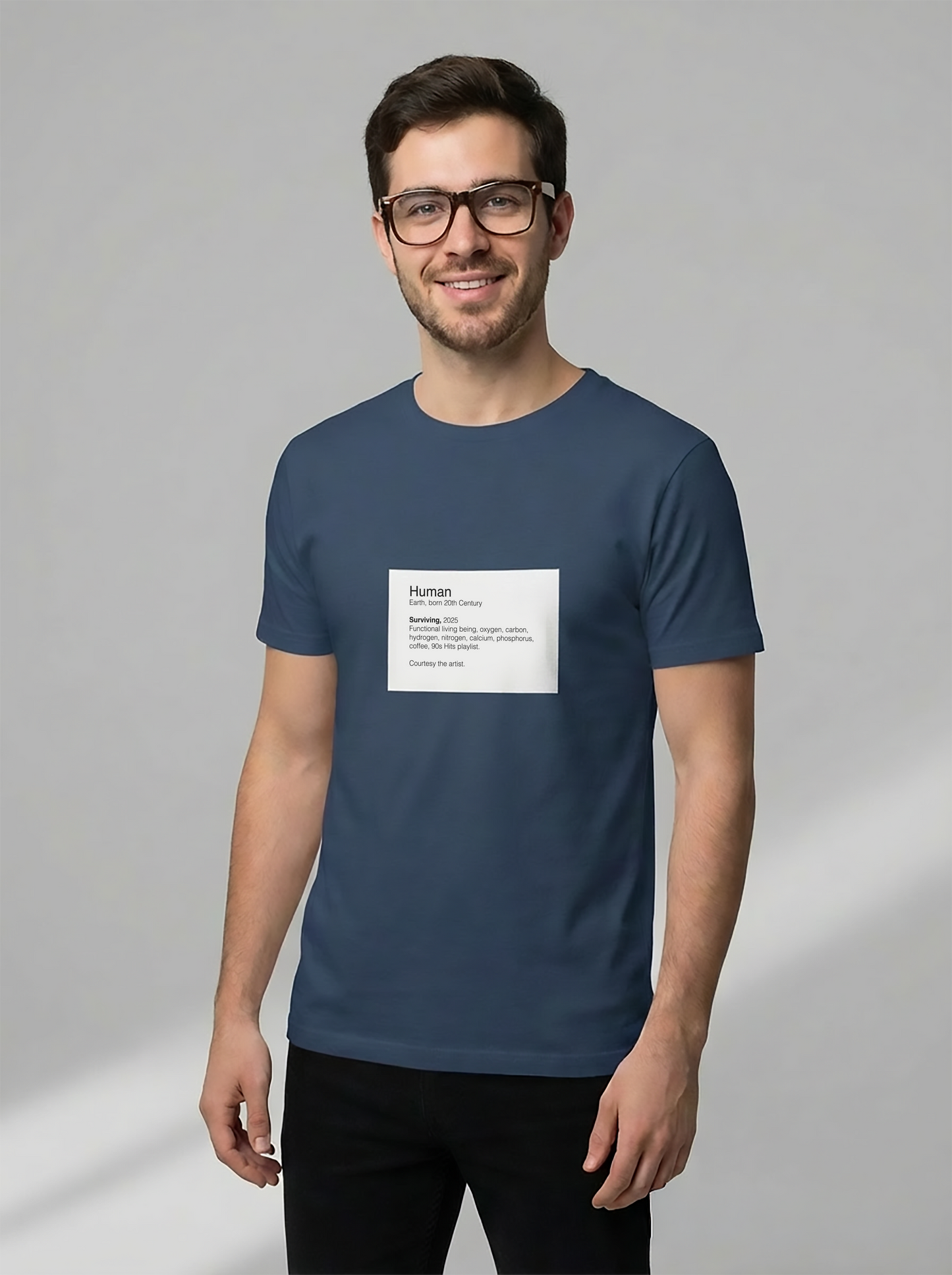 Surviving, 2026 Museum Label Solid T-shirt
